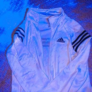 White adidas jacket
